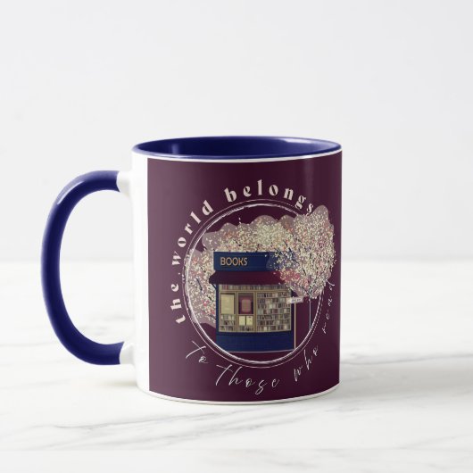 Mug Amateurs de lecture, de lecture, Librairie Club de (Gauche)