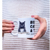 Mug Amateurs de livres-cadeaux, propriétaires de chat,