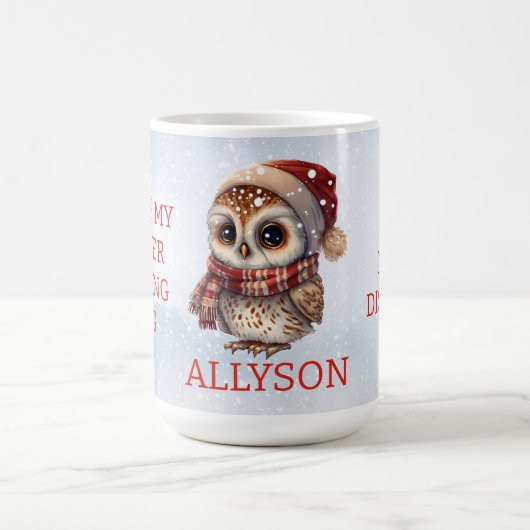 Mug Amateurs de livres| Chouette mignonne| Relevé drôl (Centre)