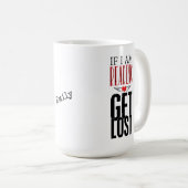 Mug Amateurs de livres Si je lis se perdre (Devant droit)