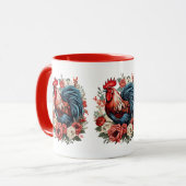 Mug Amateurs de poulet du Pays Cute (Devant gauche)