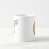 Mug Amateurs de singes mignons ajouter monogramme (Centre)