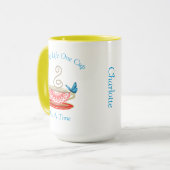 Mug Amateurs de thé mignonne Personnalisé (Devant gauche)
