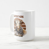 Mug Amateurs de vache mignonne ajouter du texte (Devant gauche)
