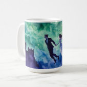 Mug Amateurs de vol - Peinture aquarelle (Devant gauche)