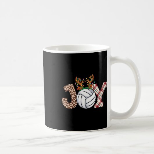 Mug Amateurs de volleyball Garçons Filles Enfants Noël (Droite)