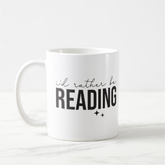 Mug Amateurs minimalistes de livre Texte, je préférera
