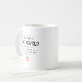 Mug Amazing Case Worker Hard To Find Personalized Gift (Devant gauche)