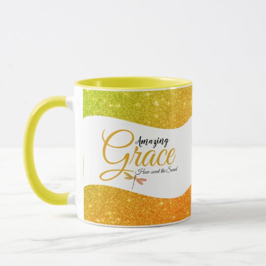 Mug Amazing Grace jaune (Gauche)