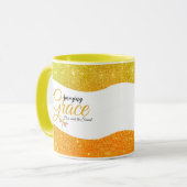 Mug Amazing Grace jaune (Devant gauche)