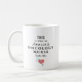 Mug Amazing Oncology Nurse Personalized (Gauche)