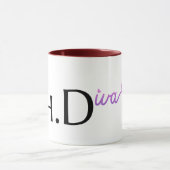 Mug Amazing Ph.D, Ph.D student women gift (Centre)