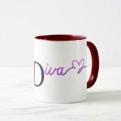 Mug Amazing Ph.D, Ph.D student women gift (Devant droit)