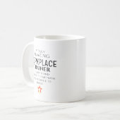 Mug Amazing Workplace Trainer Hard To Find Custom  (Devant gauche)