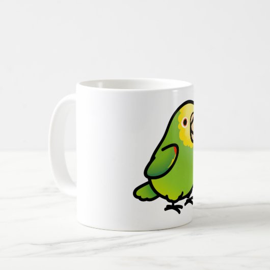 Mug Amazonie à double tête jaune (Devant gauche)