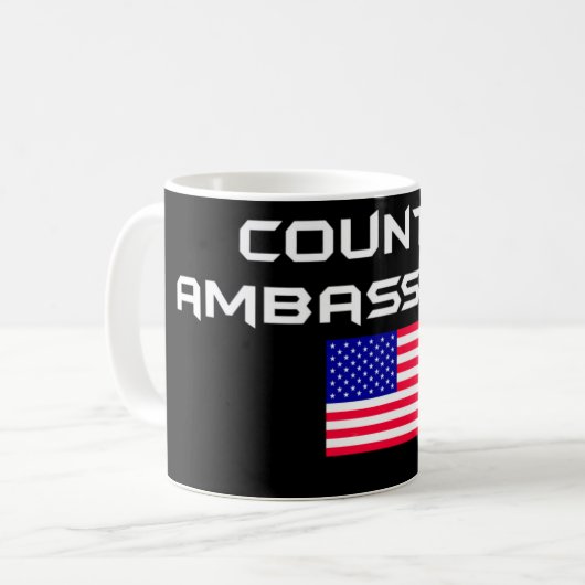 Mug Ambassadeur de mon pays (Devant gauche)