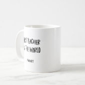Mug Ambiance amusante pour le professeur (Devant gauche)
