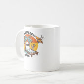 Mug Ambiance drôle de Summerween squelette Vacances d' (Devant gauche)