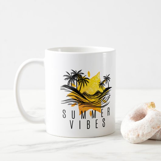 Mug ambiance estivale (Avec donut)