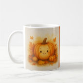 Mug Ambiance orange automnale Douillette Feuilles de c (Gauche)