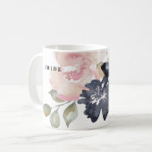 Mug Ambiance romantique Aquarelle Marine Florales Mari (Devant gauche)
