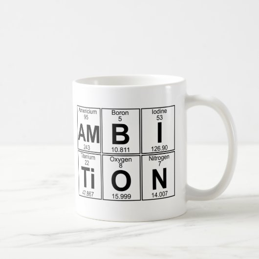 Mug Ambition (ambition) - complètement (Droite)