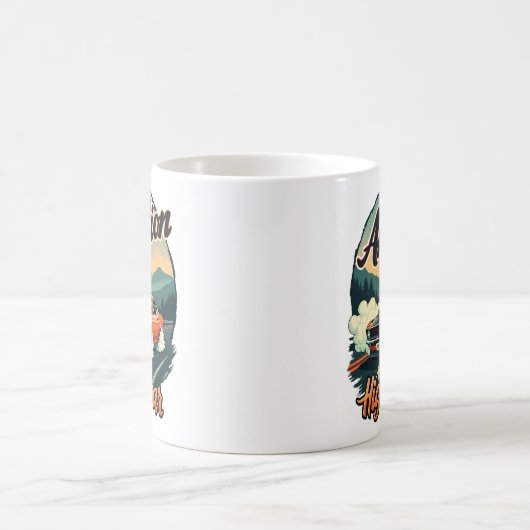 Mug Ambition en gros engrenages - Voiture classique vi (Centre)