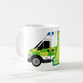 Mug Ambulance de bande dessinée (Devant gauche)