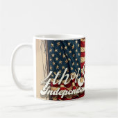 Mug Âme fière du 4 juillet (Gauche)