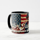 Mug Âme fière du 4 juillet (Devant gauche)