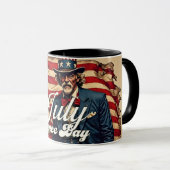 Mug Âme fière du 4 juillet (Devant droit)