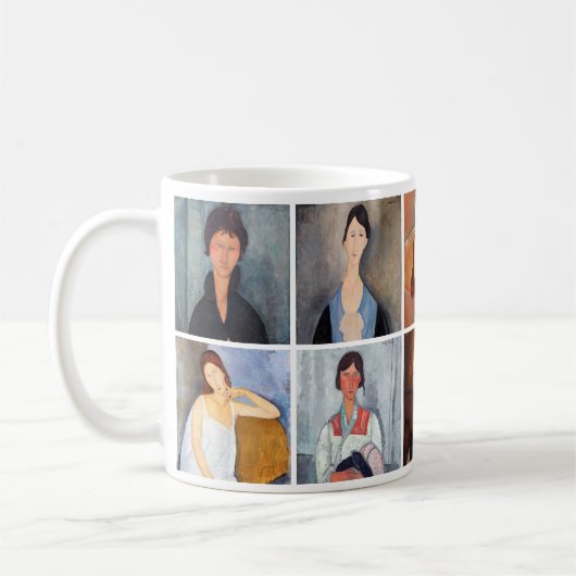 Mug Amedeo Modigliani - Collage de chefs-d'oeuvre (Gauche)