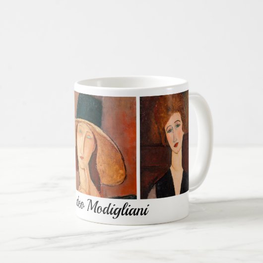 Mug Amedeo Modigliani - Collage de chefs-d'oeuvre (Devant droit)