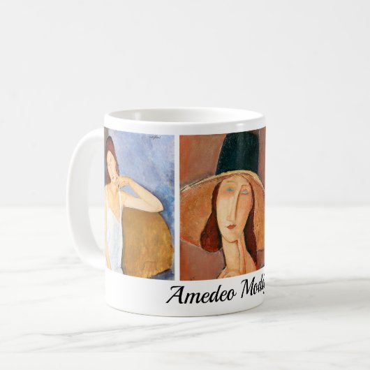 Mug Amedeo Modigliani - Collage de chefs-d'oeuvre (Devant gauche)