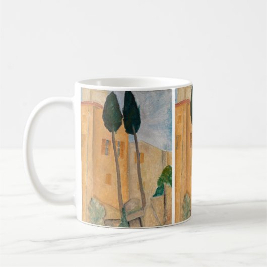 Mug Amedeo Modigliani - Cyprès et maisons à Cagnes (Gauche)