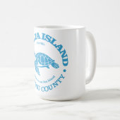 Mug Amelia Island (tortue de mer) (Devant droit)