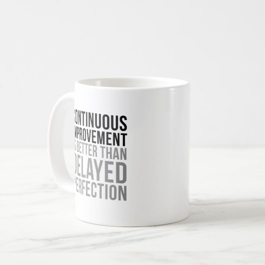 Mug Amélioration continue (Devant gauche)