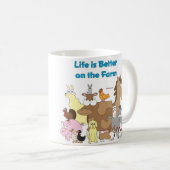 Mug Améliorez à la ferme (Devant droit)