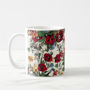 Mug Aménagement Abstrait de fleurs massives, partout
