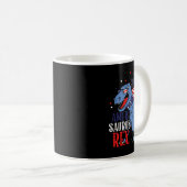 Mug Améri Saurus Rex 4 juillet Dinosaure Indépendance (Devant droit)