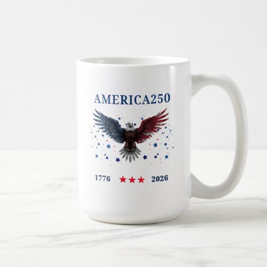 Mug AMERICA250 Independence Day 1776 - 2026 (Droite)