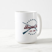 Mug America 250 Crossed Rifles Patriotic 1776-2026 (Devant droit)