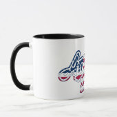 Mug America 250 Flag Script Semiquincentennial Design (Gauche)
