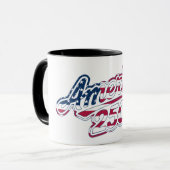 Mug America 250 Flag Script Semiquincentennial Design (Devant gauche)