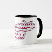 Mug America 250 Flag Script Semiquincentennial Design (Devant droit)