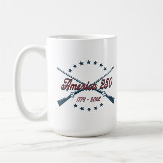 Mug America 250 Fusils Croisés Patriotique 1776-2026