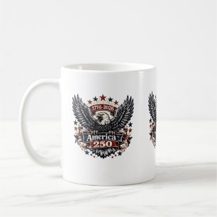 Mug America 250 Patriote Aigle Bald 1776-2026