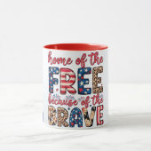 Mug america home of the free  (Centre)
