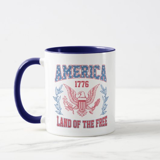 Mug America Land of the Free (Gauche)