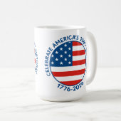 Mug America Semiquincentennial 1776-2026 USA 250 Flag (Devant droit)